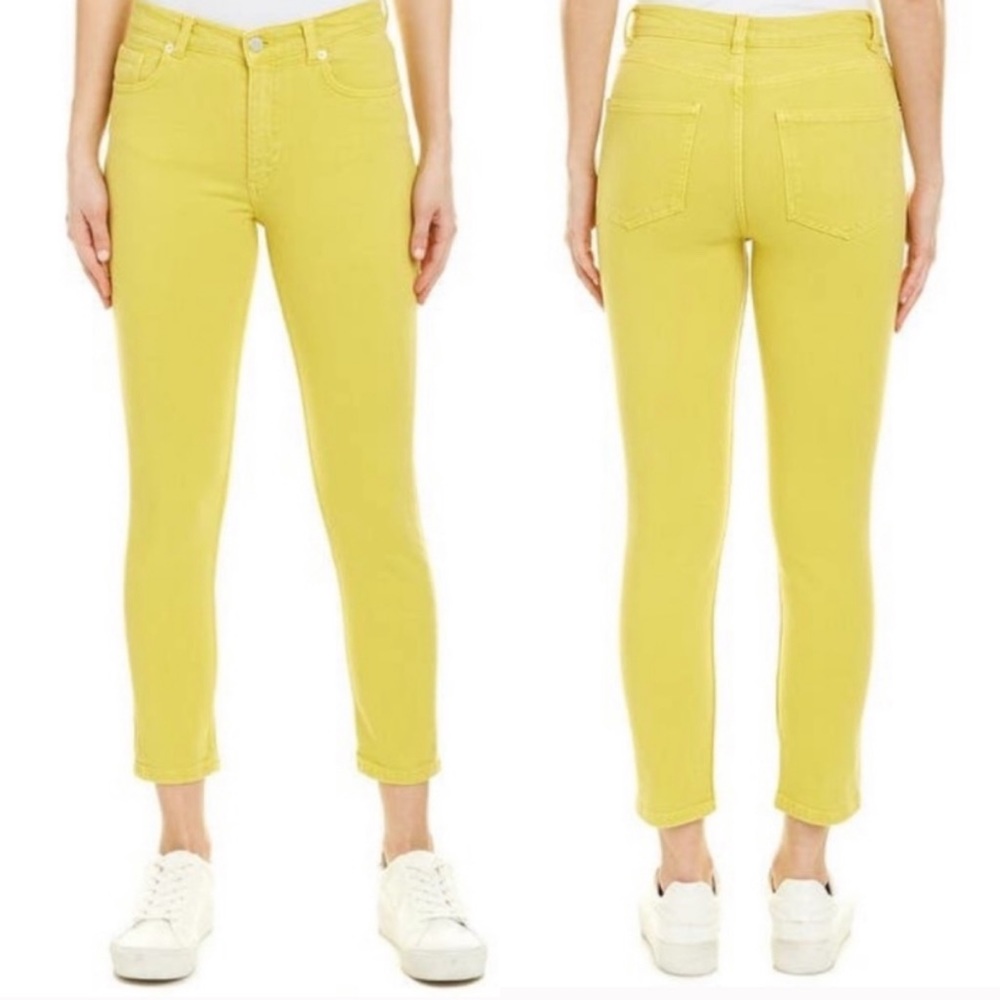 NWT French Connection Dark Citron Skinny Jeans